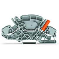 Złączka 2-przewodowa 6 mm2 przelotowa, szara | 2007-8801/045-000 Wago