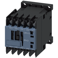 Stycznik pomocniczy, 4 NO, DC 125 V, wielkość S00, pierścieniowa końcówka kablowa | 3RH2140-4BG40 Siemens