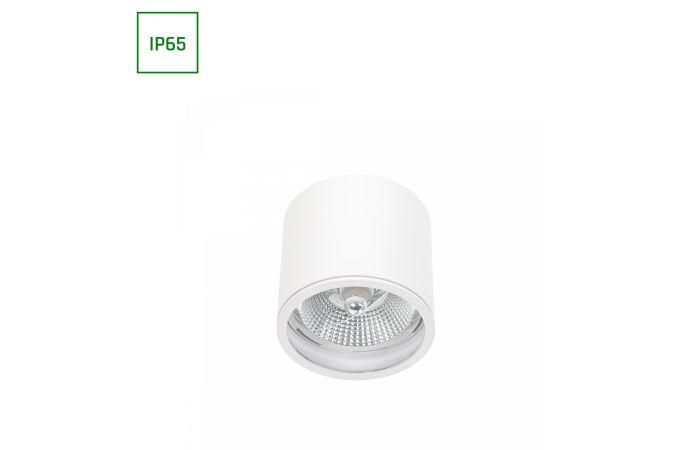Oprawa natynkowa CHLOE AR111 GU10 250V IP65 120X115mm biała okrągła nieruchoma | SLIP005031 Wojnarowscy