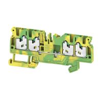 Złączka szynowa ochronna S4C 2.5 PE SNAP IN seria S | 2674580000 Weidmuller