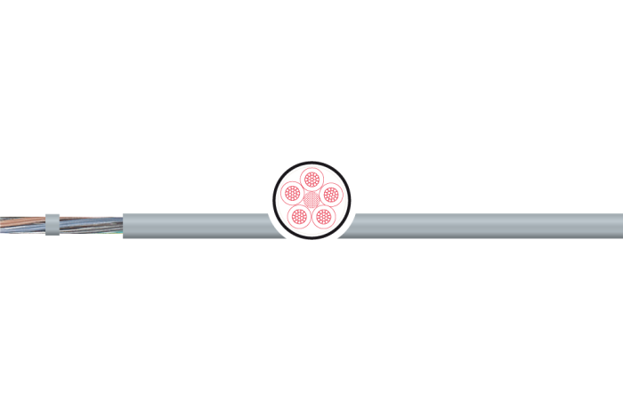 Kabel sterowniczy OPVC-OZ 2x1,5 300/500V szary BĘBEN | 1001037 TKD Polska