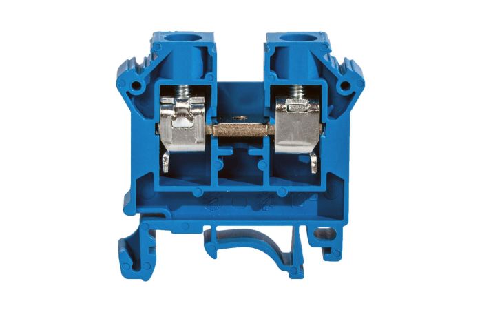 Złączka szynowa gwintowa 10mm2, TS32,35 1-tor ZSG1-10.0Nn Nowa, niebieska | 11521313 Simet