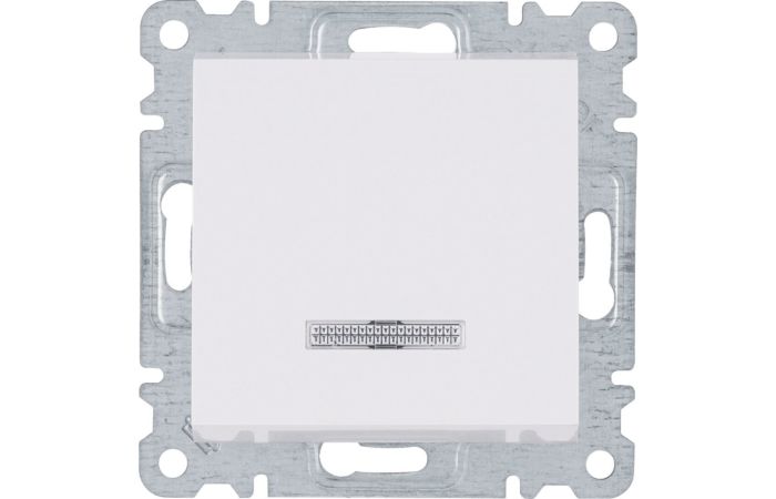 Łącznik kontrolny uniwersalny/schodowy, biały, Lumina | WL0220 Hager