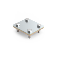 Złącze uniwersalne odgałęźne 80x70 do połączeń bednarka/bednarka, 14.3 CU/OC | 91400306 Elko-Bis