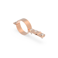 Uchwyt do rury spustowej Fi 100mm skęcany miedziany, 64.10/S CU | 96411003 Elko-Bis