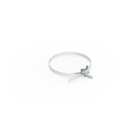 Obejma uniwersalna podwójna ro rurociągu M8, 77.2/M8 NI | 97700205 Elko-Bis