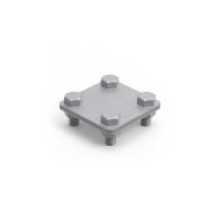 Złącze uniwersalne odgałęźne 57x57 do połączeń bednarka/bednarka, 14.7 OG | 91400702 Elko-Bis