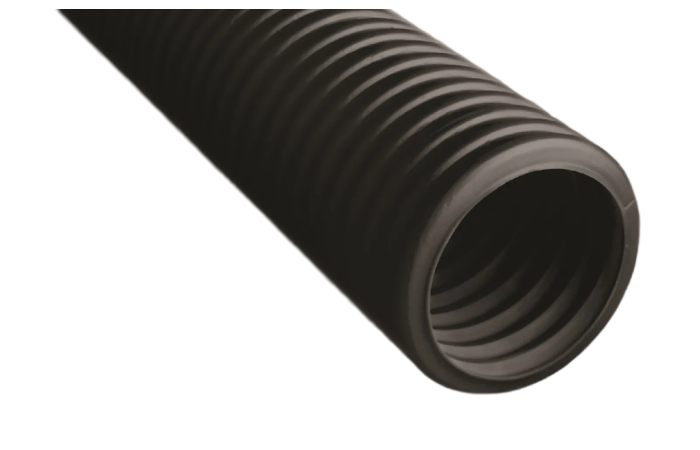 Rura giętka karbowana dwuwarstwowa w kręgach odporna na promien. UV RODK-UV 50/40 450N czarna (50m) | 10623 TT Plast