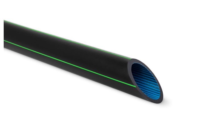 Rura osłonowa do kabli optotelekomunikacyjnych TELKOM 40/3,7 1250N,HDPE, pasek zielony (250m) | 10735 TT Plast