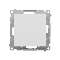 Łącznik krzyżowy z podświetleniem LED – (moduł) 10AX 250V, szybkozłącza, Jasnoszary mat Simon 55 | TW7L.01/X/114 Kontakt Simon