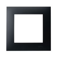 Ramka pojedyncza, czarny matowy, Szafir | R-1Z/33 Ospel