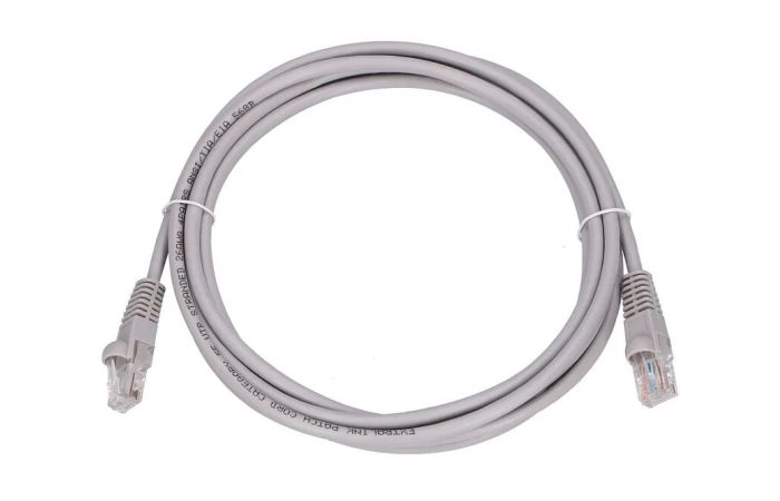 Patchcord LAN RJ45 Kat.5e UTP 3m AWG26 CU szary Extralink | EX.7683 Batna