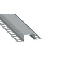 Zestaw TEKKNI HORST srebrny klosz mleczny 2,02m do płyt G/K (na 2 taśmy LED) | 38-1240-20 LED Labs