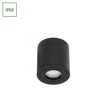 Oprawa natynkowa CHLOE GU10 250V IP65 90x97mm czarna okrągła nieruchoma | SLIP005034 Wojnarowscy