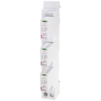 Ogranicznik przepięć, na szyny prądowe 60 mm, TN-C, ETITEC M60 T12 300/12,5 3+0 RC, typ T1+T2 (B+C) | 002440851 Eti