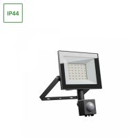 NOCTIS LUX 4 NAŚWIETLACZ 30W NW 230V IP44 141x185x53mm CZARNY czujnik ruchu PIR | SLI029072NW_CZUJNIK_PW Wojnarowscy