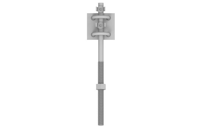 Śruba naciągowa kabłąkowa L=250mm M10 /OG/ | C192208 An-kom