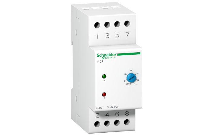 Przekaźnik kontrolny iRCP kontroli faz 8A 400V 50/60 Hz 1OZ, Acti 9 | A9E21180 Schneider Electric