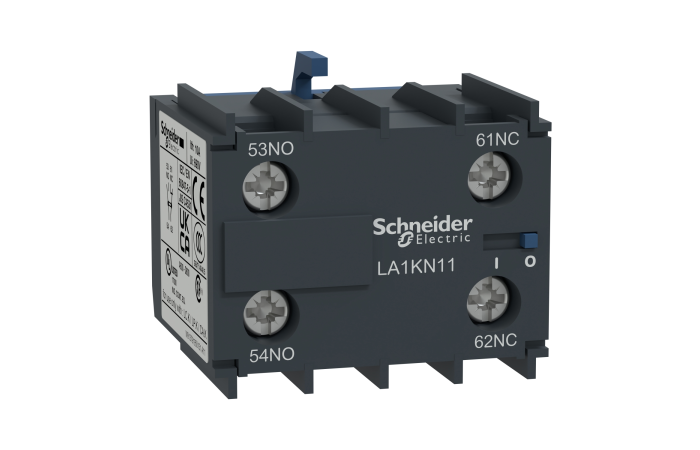 Blok styków pomocniczych do styczników miniaturowych 1NO+1NC zaciski sprężynowe, Tesys | LA1KN11 Schneider Electric