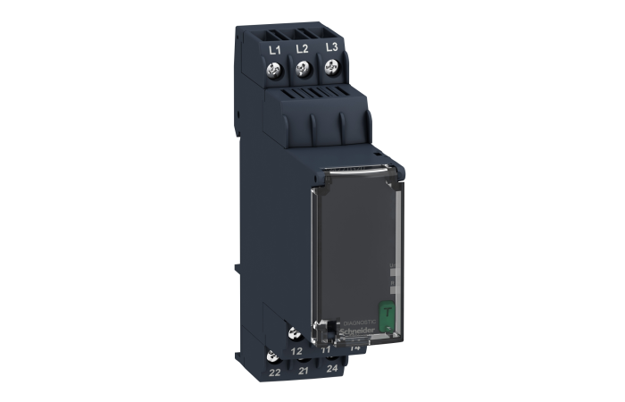 Przekaźnik kontrolny 3-fazowy 183-528VAC | RM22TG20 Schneider Electric