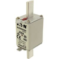 Wkładka bezp zwłoczna NH1 gL/gG 250A 500V, podw wskaźnik, NH FUSE 250A 500V GG/GL SIZE 1 | 250NHG1B Eaton