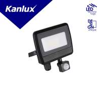 Naświetlacz LED z czujnikiem ruchu ANTEM LED 20W-NW-SE B 4000K 1600lm IP44 czarny | 33206 Kanlux