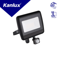Naświetlacz LED z czujnikiem ruchu ANTEM LED 30W-NW-SE B 4000K 2400lm IP44 czarny | 33207 Kanlux