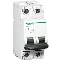 Wyłącznik nadprądowy C 60H-DC 10KA C10 DC 2P Acti 9 | A9N61528 Schneider Electric