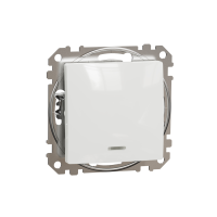 Przycisk schodowy z podśw., biały | SDD111116L Schneider Electric