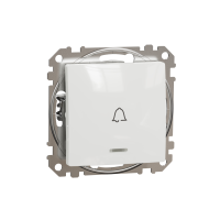 Przycisk "dzwonek" z podśw., biały | SDD111131L Schneider Electric