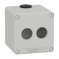 Kaseta sterownika, szara, 2 otwory | XAPD1502 Schneider Electric