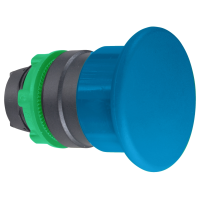 Napęd przycisku grzybkowego Fi-40mm niebieski samopowrotny plastikowy Harmony XB5 | ZB5AC6 Schneider Electric