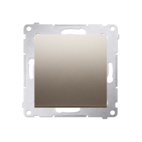 Łącznik jednobiegunowy (moduł) 10AX, 250V, szybkozłącza, złoty mat DW1.01/44 Simon 54 | DW1.01/44 Kontakt Simon