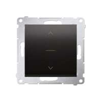 Łącznik żaluzjowy trójpozycyjny 1-0-2 (moduł) antracyt DZW1K.01/48 Simon 54 | DZW1K.01/48 Kontakt Simon
