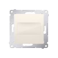 Zaślepka ramki, mocowanie za pomocą łapek lub wkrętów, krem DPS.01/41 Simon 54 | DPS.01/41 Kontakt Simon