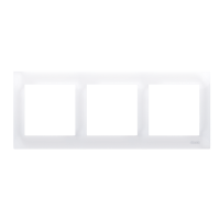 Ramka potrójna, do puszek karton-gips, biały, IP20/[IP44], Simon 54 Premium | DRK3/11 Kontakt Simon