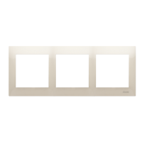 Ramka potrójna PREMIUM do puszek karton-gips IP20/IP44, krem DRK3/41 Simon 54 Premium | DRK3/41 Kontakt Simon