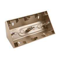 Puszka n/t narożna 2-krotna do ramek PREMIUM, złoty mat DPNR2/44 Simon 54 Premium | DPNR2/44 Kontakt Simon