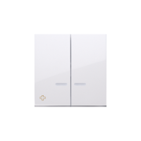 Klawisze z oczkiem do mechanizmów: SW6/2XLM, SW7/2XM, SW6P1M, antybakteryjny biały DKW9L/AB11 | DKW9L/AB11 Kontakt Simon