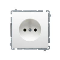 Gniazdo wtyczkowe b/u (moduł) 16A, 250V, zaciski śrubowe, biały BMG1.01/11 Simon Basic | BMG1.01/11 Kontakt Simon