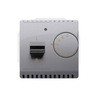 Regulator temperatury z czujnikiem wewnętrznym, 16A, 230V, stal Inox BMRT10W.02/21 Simon Basic | BMRT10W.02/21 Kontakt Simon