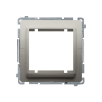 Adapter (przejściówka) na osprzęt standardu 45x45mm, satynowy BMA45M/29 Simon Basic | BMA45M/29 Kontakt Simon