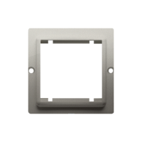 Adapter (przejściówka) na osprzęt standardu 45x45mm, satynowy BMA45/29 Simon Basic | BMA45/29 Kontakt Simon