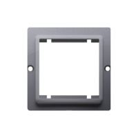 Adapter (przejściówka) na osprzęt standardu 45x45mm, srebrny mat BMA45/43 Simon Basic | BMA45/43 Kontakt Simon