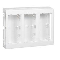 Obudowa n/t 3-modułowa, 6x K45, czysta biel Simon Connect | SBC350/9 Kontakt Simon