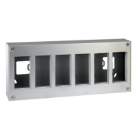 Obudowa n/t S500, metal, 6-modułowa, 12x K45, kompletna | 51000016-036 Kontakt Simon