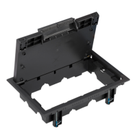 Pokrywa rewizyjna wielkości 4 modułów, szary grafit S400/14 Simon Connect | S400/14 Kontakt Simon