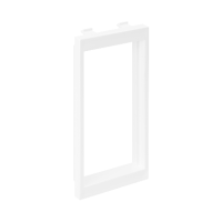 Adapter CIMA na 2 gniazda bezśrubowe K45 (45x45mm), czysta biel S44/9 Simon Connect | S44/9 Kontakt Simon