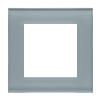 Ramka 1-krotna Nature, Szkło mrożone szare Simon 55 | TRN1/176 Kontakt Simon