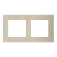 Ramka 2-krotna Nature, Inox szampański Simon 55 | TRN2/189 Kontakt Simon